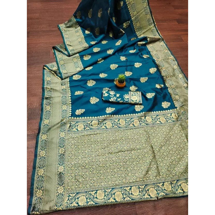 Grand Festive Edit – Soft Silk Saree | Rich Jacquard Royal Drape