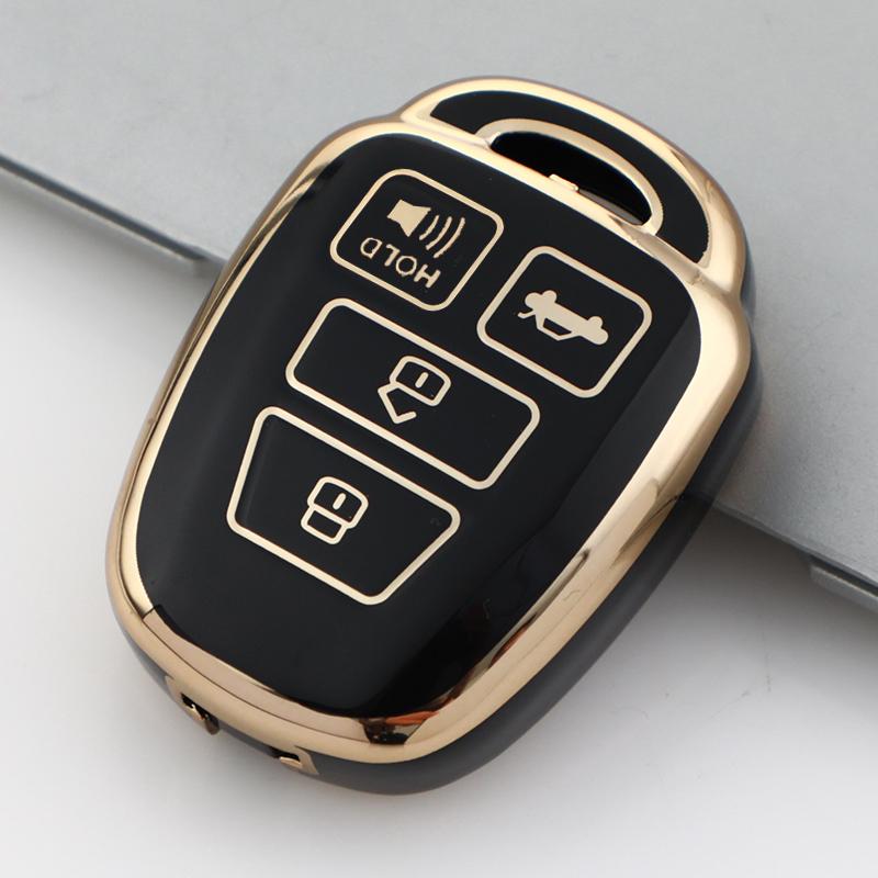 Tpu Car Key Cover Case For Toyota Corolla Camry 2014 2 3 4 Buttons Remote Key Shell Fob Accessories