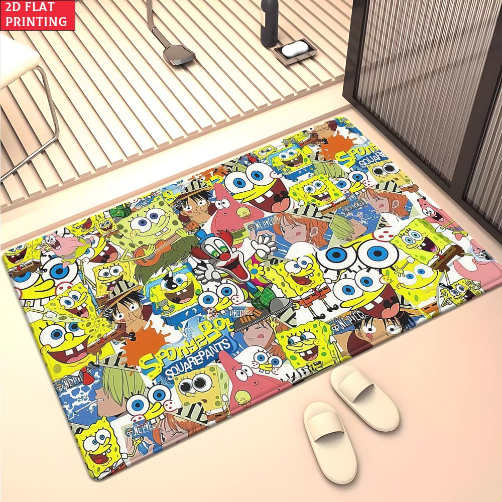 Nautical Nonsense Large Room Carpet Non Slip Cartoon Kids Bedroom Living Room Floor Mat Home Decor Children's Play Carpet