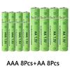 1.5V AA+AAA Ni Mh Rechargeable Battery, AAA Alkaline 3800-3000Mah,For Flashlights, Toys, Clocks, MP3, Nickel Hydrogen Batteries