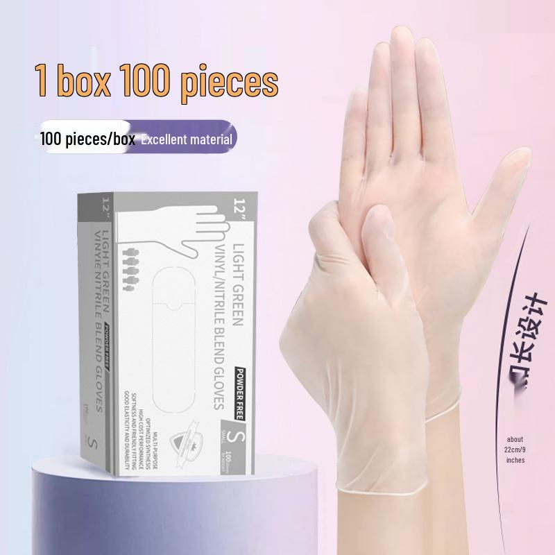 Durable Waterproof PVC Latex Food Grade Gloves for Kitchen & Housework