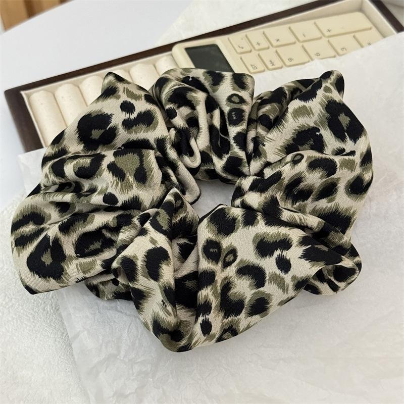 

Универсальный! Повязка для волос с леопардовым принтом в виде толстой кишки! Ретро Элегантный Жгут Для Волос Годовой Темперамент Простая Головная Повязка