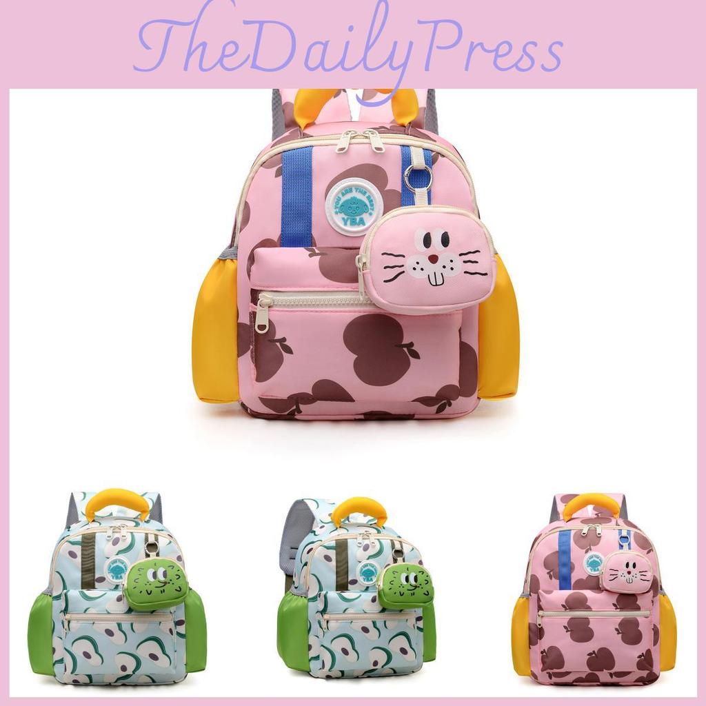 Trendy And Fun Childrens School Backpack With Breathable Design Available In Multiple Sizes And Fruit Inspired Colors