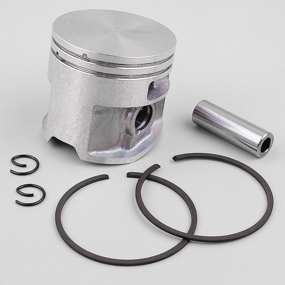 Set stifturi cu inel de piston, 44.7 mm, Pentru Stihl MS271 MS 271 271C WT, Negru/Argintiu