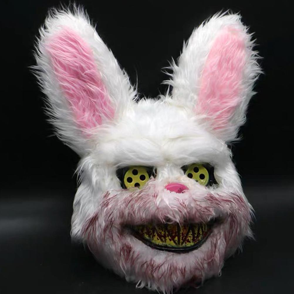 Evil Bloody Rabbit Mask Halloween Horror Masks Masquerade Party Cosplay Masque Tricky Mask