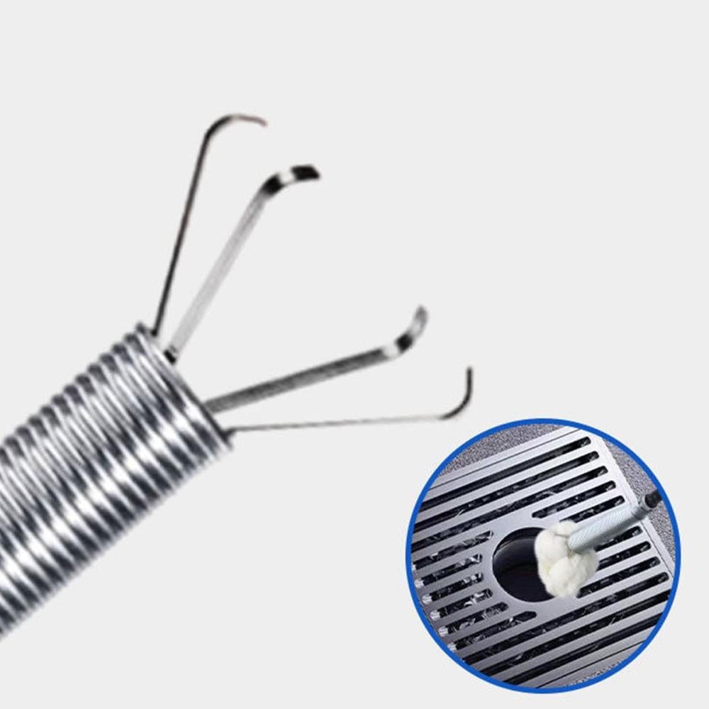 Grabberable Pick Up Drain Hair Cleaner Tool 4 Claw Design Drain Cleaner Stick  Sink Drain