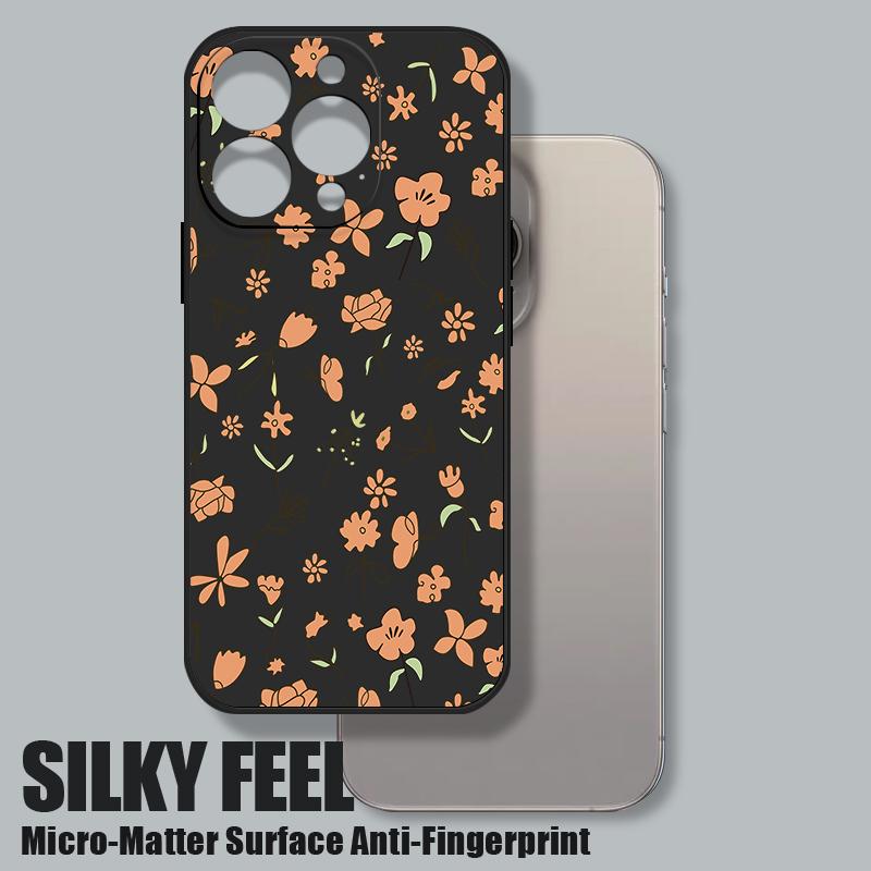Чехол-шнурок с мелким цветочным узором для iPhone 17 Pro Max iPhone 16 15 14 13 Pro Max 11 16E 17E Мягкий силиконовый чехол-накладка для телефона