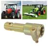 PTO Adapter PTO Adapter Female 1 3/8in 6 Spline Male 1 3/8in 6 Spline PTO Extender for Up To 70HP Tractor 6 Spline PTO Extender