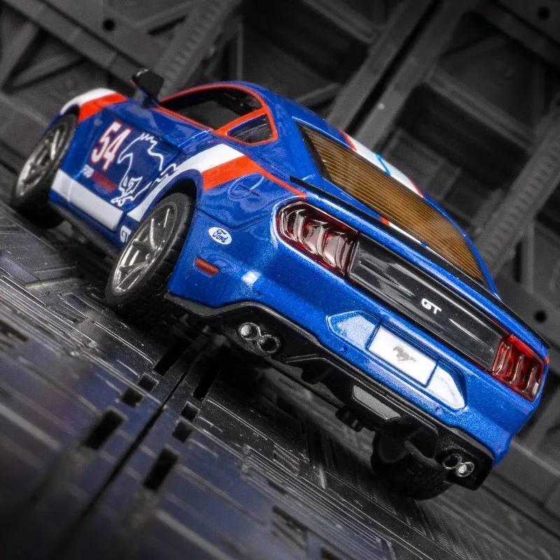 1/34 Ford Mustang GT 2018 Muscle Sports Car Series Die Casting Metal Model Car Collection Ornament Gift Air Force 1