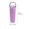 Insulated Water Bottle Lightweight Portable Leakproof Travel Mug Sports for Camping