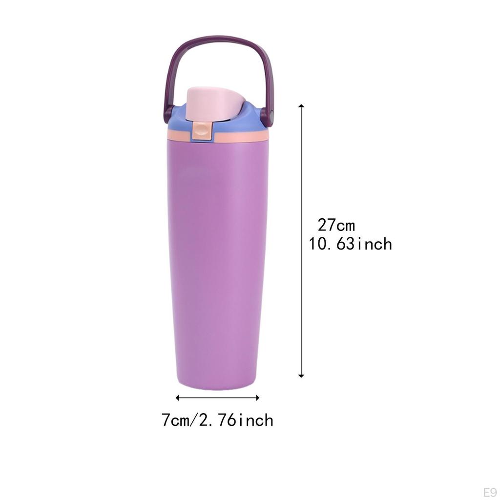 Insulated Water Bottle Lightweight Portable Leakproof Travel Mug Sports for Camping