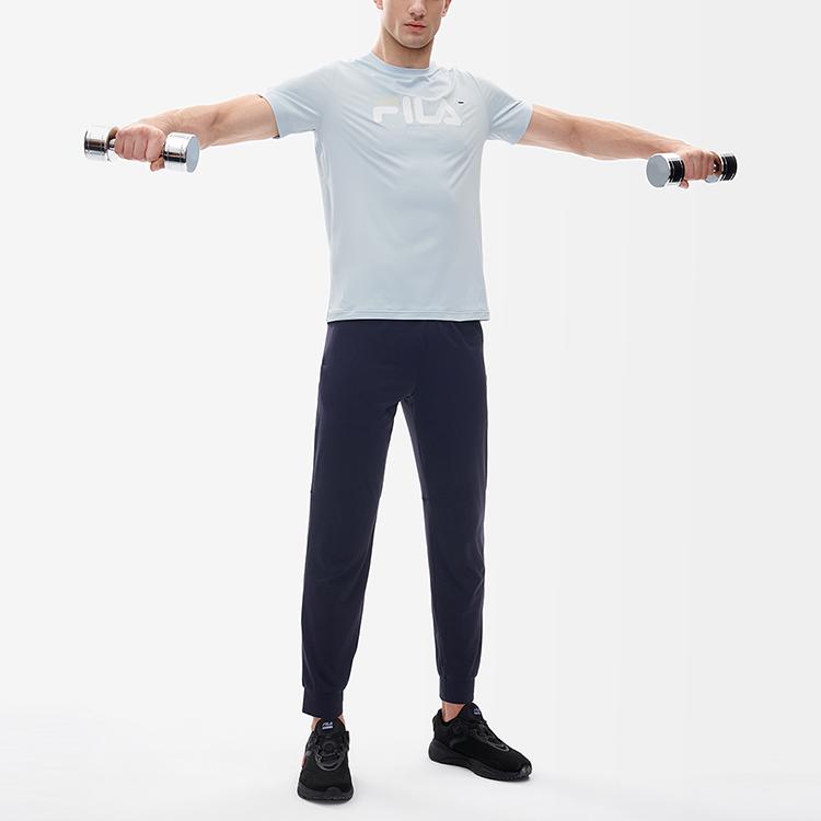 New FILA Athletics T-Shirt Men's Light Smoke Blue A11M221109F-BU