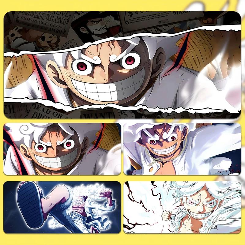 Cartoon  Animation ONE PIECE Monkey D. Luffy Leather Mouse Pad Oversized Animation Two-dimensional Office Computer Desk Pad Waterproof Non-slip Pad