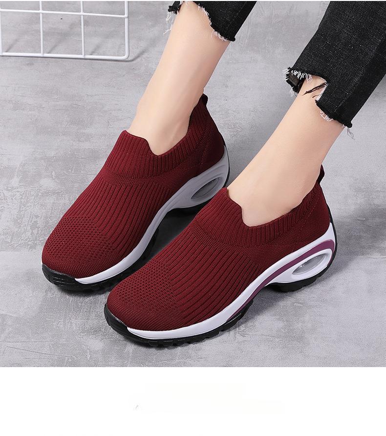 Platform Sneakers Ladies Breathable Vulcanized Shoes 2026 Summer New Women Fashion Casual Sport Shoes Wedge
