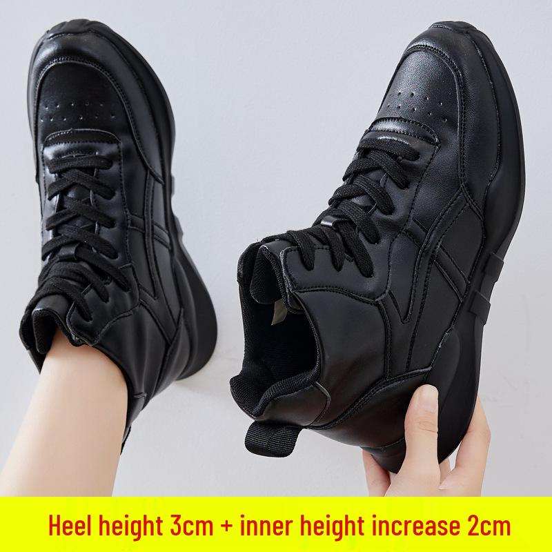 Dámské kožené kotníkové boty s vysokým svrškem, malé a velké velikosti, voděodolné, super lehké, velikosti 31-33 a 41-43