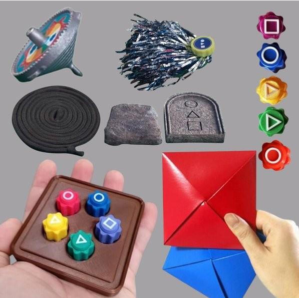 Squid Gonggi Game Korean Board Games Hand Eye Coordination Toy Party Prop Gift