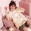 Pajamas Women'S Summer Short-Sleeved Shorts Loose And Cute Cartoon Casual Can Be Worn Outside Pajamas Women'S Loungewear Set