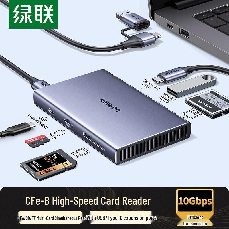 UGREEN CFexpress Type B USB 3.2 Type-C Multi-Card Reader