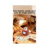 AI Voice Sticker Printer with Display Screen Thermal Label Printer, Inkless Portable Pocket Printer for Kids White