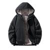 Giacca di Velluto Autunno Inverno Taglia Grande da Uomo con Cappuccio Cotone Ispessito Calda per Esterno Montagna Abbigliamento per Persone Robuste