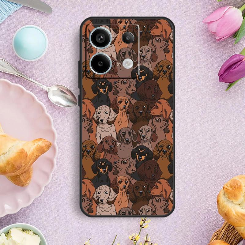 Dachshund Dog Case For Xiaomi Redmi Note 15 Pro Plus 10 11 12 13 14 Pro Cover For Redmi 14C 15C 12C 10C 13C