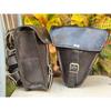 1 Paar Leder CAFE RACER Satteltaschentasche Sattelgabel Werkzeugtasche Packtasche