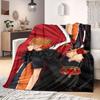Haikyu Cartoon-Charaktere Flanelldecke Design für Reisen Schlafzimmer Sofas Betten Stühle Heimdekoration Verschiedene Größen erhältlich