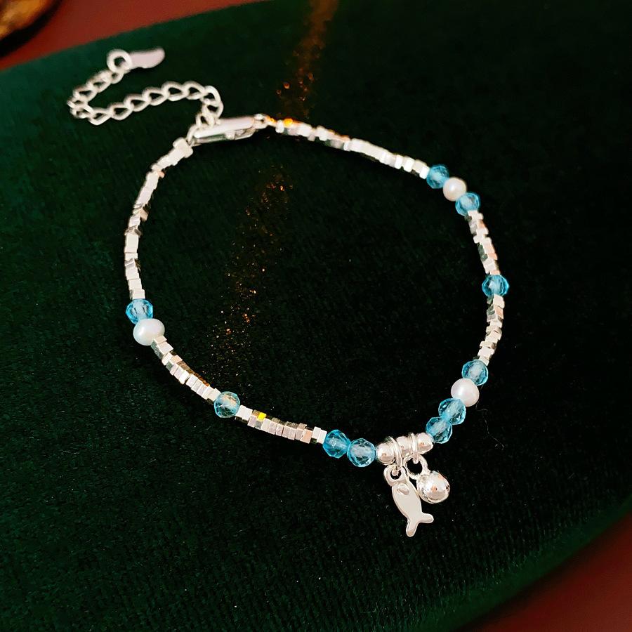 French temperament cold wind zircon star pearl bracelet light luxury bracelet sweet versatile jewelry