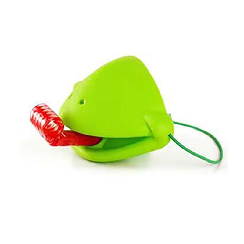 Lizards Mask Toy Frog Tongue Sticking Funny Parent Child Interactive Desktop Toy