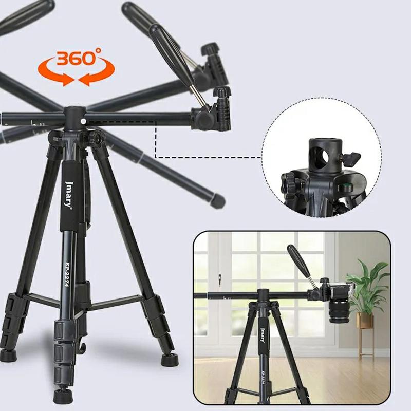 

JMARY KP-2274 Multi-function Outdoor Photography Tripod 5-section Adjustable Monopod Type A