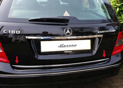 Mercedes C Class S204 Estate - CHROME TRIM TAILGATE