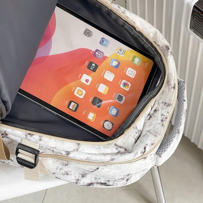 Tie-Dye Rucksack Mittelschüler Leichter Schulrucksack Rucksack mit großer Kapazität