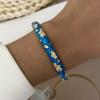 Ethnic Style Luxury Multicolor Enamel Flower Bracelets For Women Gold Color Leaf Floral Cloisonne Bangle Bohemia Charm Jewelry