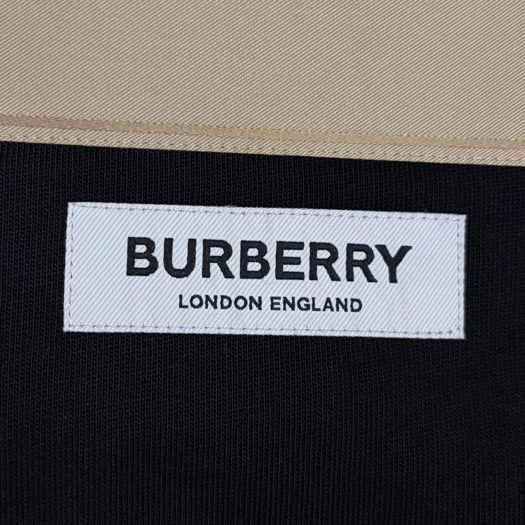 BURBERRY Pullover Hoodie Black Men's Size S Model 8057100