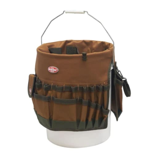 Bucket Boss Bucketer 30 Tool Storage Bucket Cover with Bucket Pocket