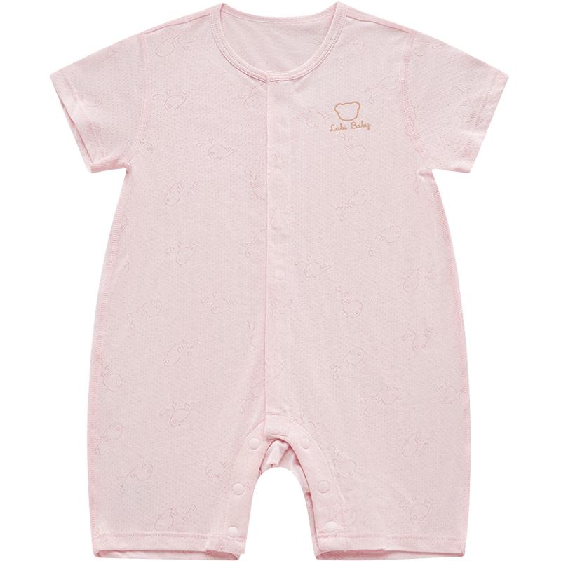 Labby Baby Summer Mesh Short Sleeve Romper Sleepsuit
