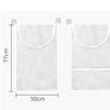 Folding Laundry Basket Organizer for Dirty Clothes Bathroom Clothes Mesh Storage Bag Household Wall Hanging Basket Frame Bucket