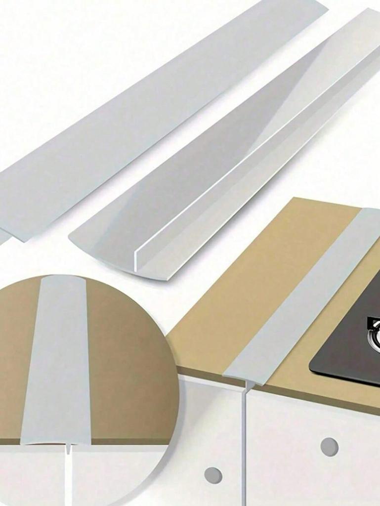 1 pezzo Striscia per fessure da cucina in silicone organico resistente alle alte temperature, Coprifessure per fornelli in silicone, Striscia di tenuta morbida resistente a olio e sporco per fessure del fornello a gas