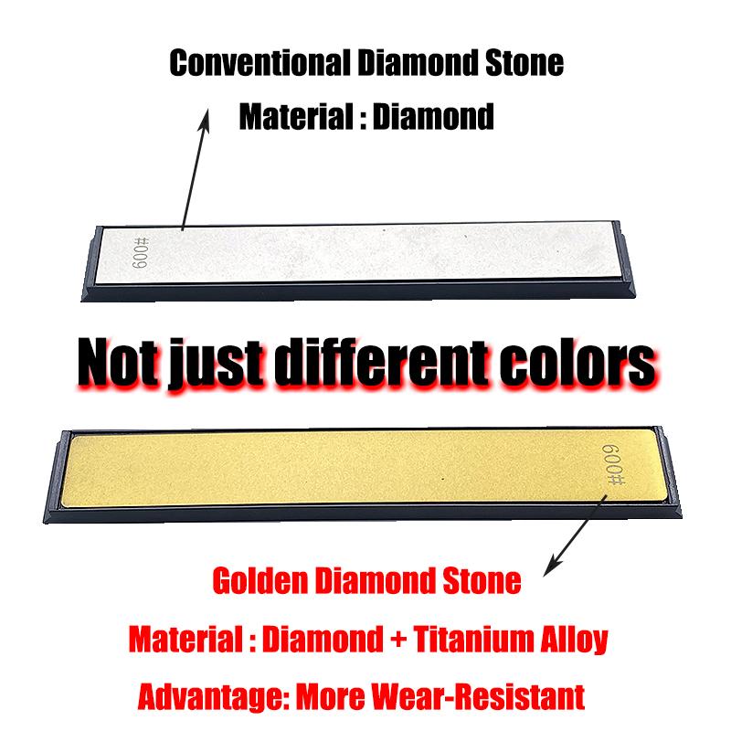 1600# Piatră Diamant Aurie Ascuțitor cu Unghi Fix Piatră de Ascuțit Instrument Sistem de Ascuțit Cuțite de Bucătărie Piatră de Ascuțit de Uz Casnic Apex