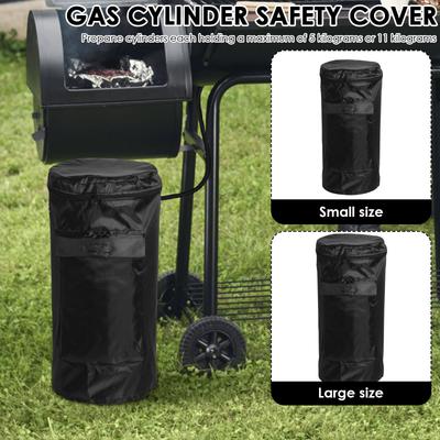 Oxford Cloth Propane Gas Outdoor Water-proof Propane Tank Dustproof Gas Bottles Cover with Ventilation Port for Outdoor Barbecue