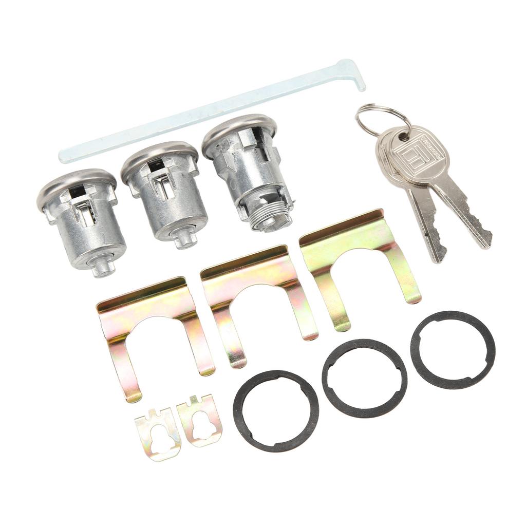 Door Trunk Cutlass Lock Key Set Easy To Install Perfect Match 654394765282 Replacement for Chevy