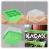 KADAX Mini Greenhouse Mini Greenhouse Greenhouse 9 Cells Seeding Tray