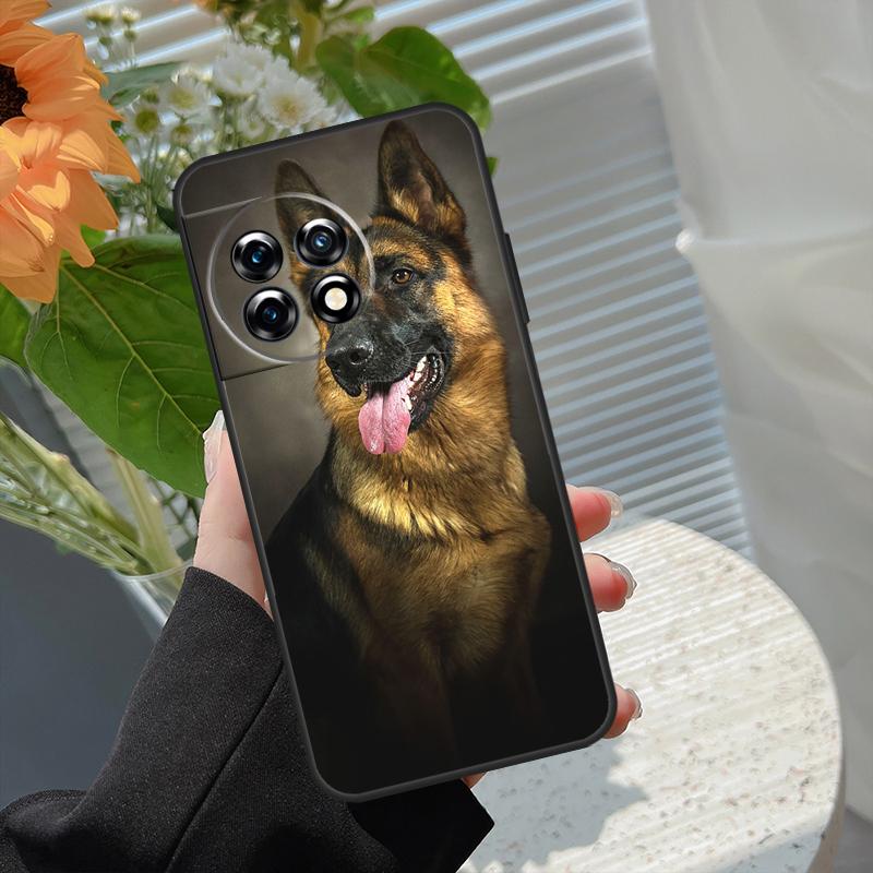 

German Shepherd Dog Case For OnePlus Nord 5 CE 2 3 4 Lite N20 N30 OnePlus 13T 13R 15 13 12 11 10 10T 8T 15R Cover OnePlus Nord CE4