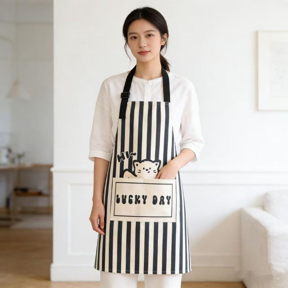 Adjustable Kitchen Apron Waterproof Cooking Baking Bibs Catering Work Clothes  for Home Kitchen