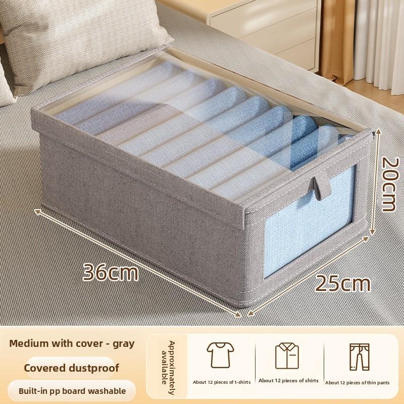 Geantă de depozitare pliabilă pentru haine, vizuală, pentru pilote, organizator cu mâner, pentru casă, pentru perne, pături, cutie de depozitare pentru sortarea garderobei