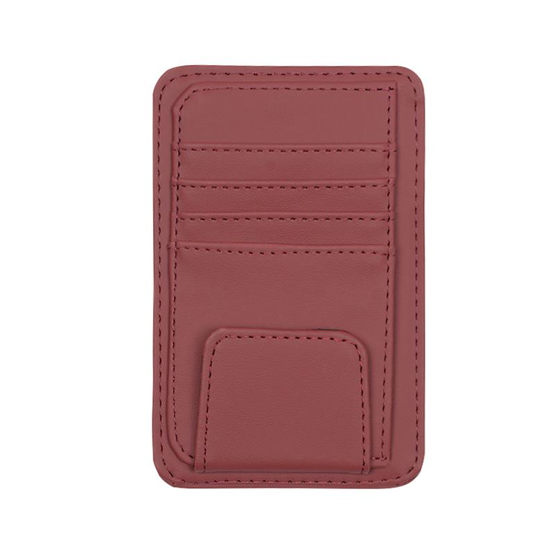 Car Sun Visor Leather Storage Bag Glasses Ticket Card Holder For Mercedes Benz AMG W203 W204 W205 W209 W210 W211 W212 W176 NBS2