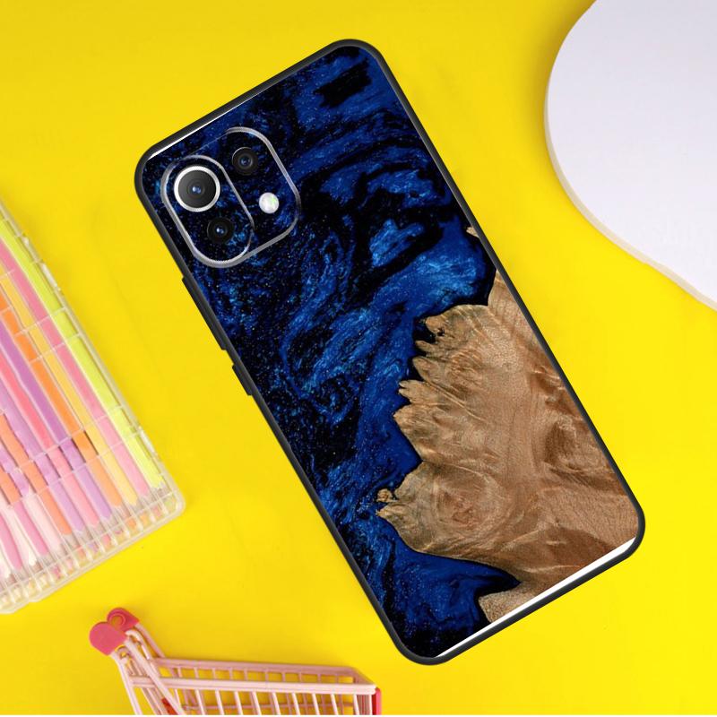 Wood Resin Traveler Cover For Xiaomi 14T Pro 11T 12T 13T 13 14 Ultra POCO X7 Pro X3 X5 F3 F5 F6 M6 X6 Pro Case