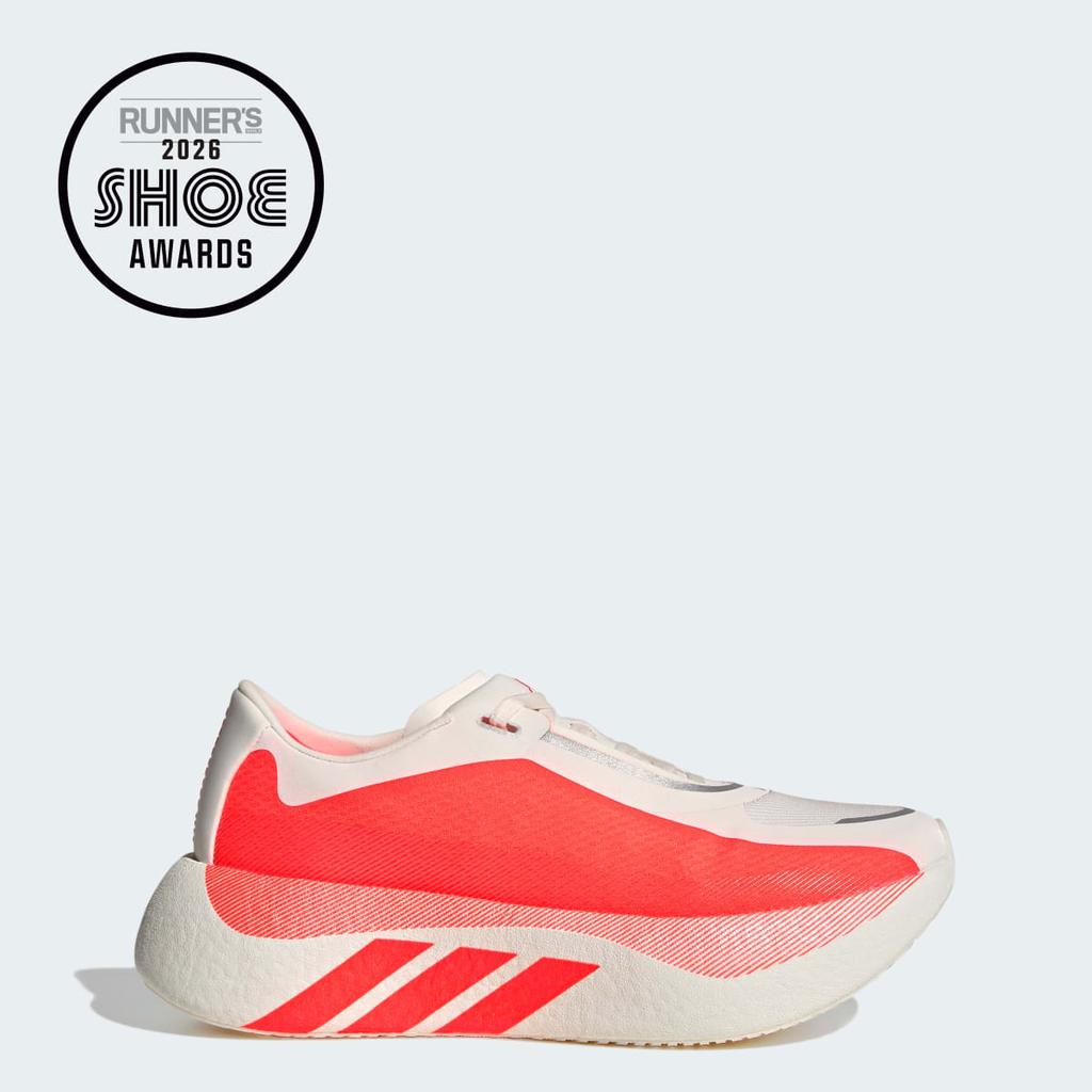 adidas HYPERBOOST EDGE Running KI4406 Women's Performance Sports Shoes Hyper White / Solar Turbo / Solar Turbo