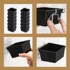 Efficient Pegboard Storage Bins with Hook and Labels Practical Peg Board Basket Effective Hardware Storage Solution