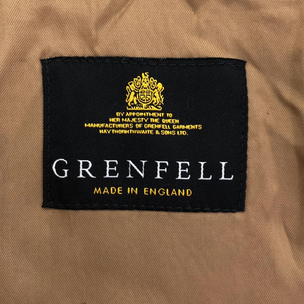 GRENFELL Palton duffel amestec lână britanică 38 Maro Femei Second-hand